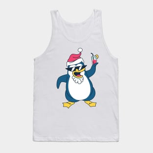 Christmas Penguin Tank Top